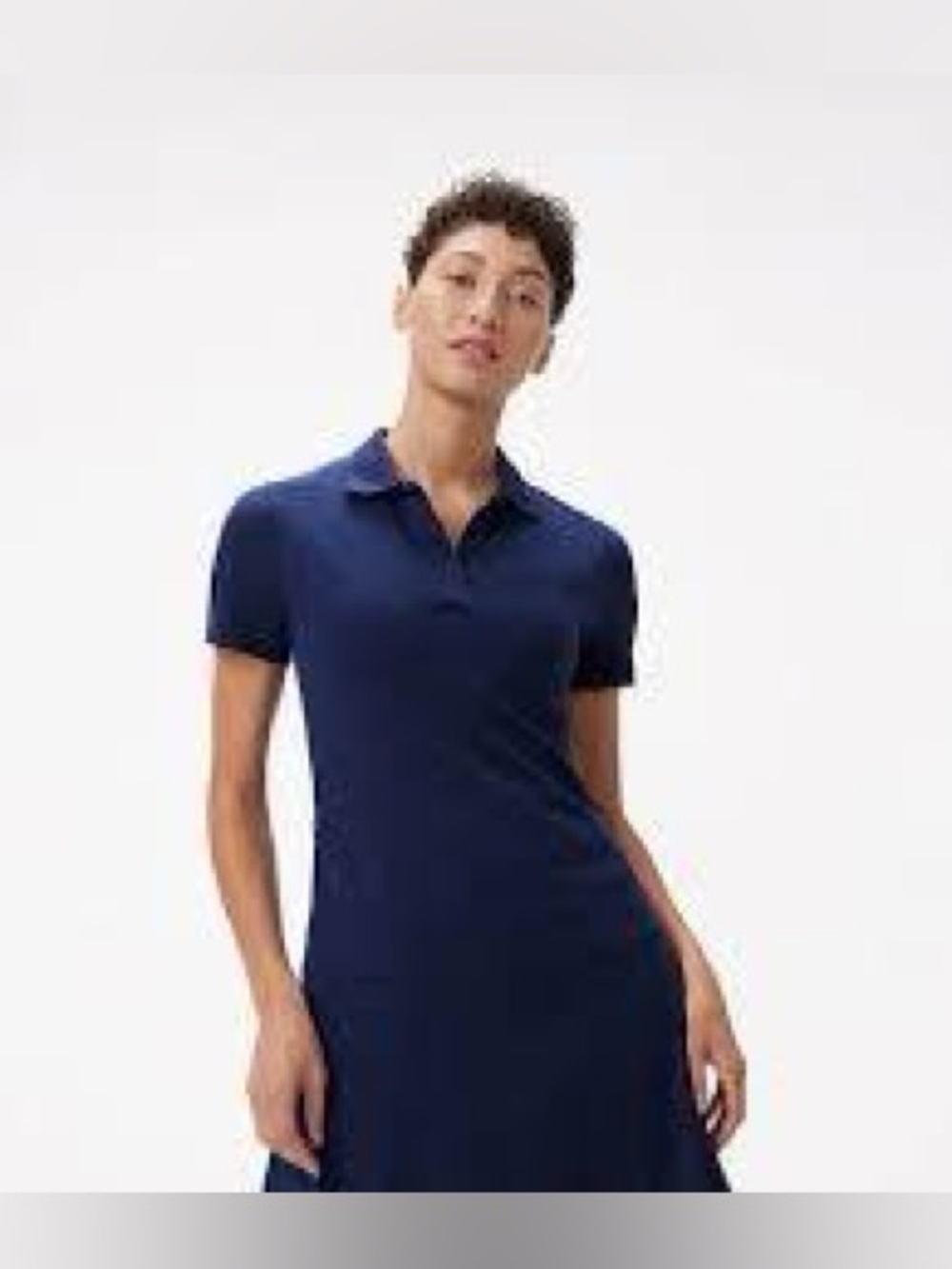Outdoor Voices Sport polo Dress navy Blue pickle ball tennis golf size large